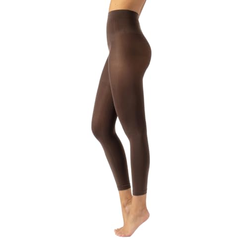 CALZITALY Blickdichte Leggings, Leggings aus Mikrofaser, Strumpfhose ohne...