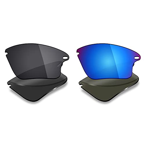 Image of Mryok 2 Pair Polarized Replacement Lenses for Oakley Fast Jacket XL Sunglass - Options