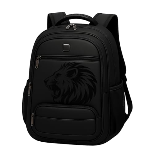 Mochila Reforçada Impermeavel Preta para Notebook Trabalho Viagem Executiva Casual Escola. 7 Compartimentos Independentes Alça Cabo de Aço e Material em Nylon.