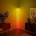 Produktbild LED Stehlampe Dimmbar mit Fernbedienung 20W Stehleuchte für Wohnzimmer Schlafzimmer Farbwechsel Lichtsaeule RGB Farbtemperaturen Ecklampe, Helligkeit Stufenlos Dimmbar Stehlampen