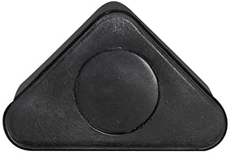 Miniatura 2 de Prescott Plastics Inserto de enchufe de hierro en ángulo de 1.25 pulgadas (paquete de 4), tapa de extremo negra en forma de L para tubos de metal,