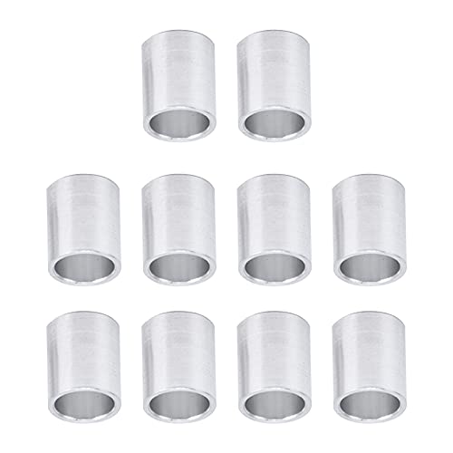 Aluminum Alloy Spacer, Lightweight OD 10mm ID 8mm Structural Support Fittings Unthreaded Spacers for Workpiece Connecting(12mm)