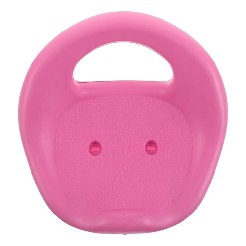 Asiento de bicicleta infantil rosa de plástico para triciclos y cochecitos