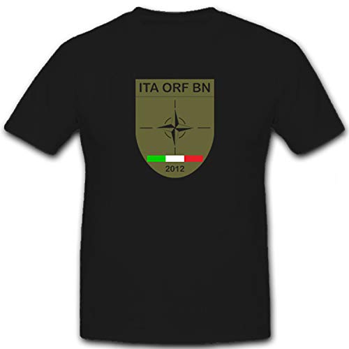 T-shirt 11° Reggimento Bersaglieri Kosovo 2012 ITA ORF BN NATO Noir 3XL