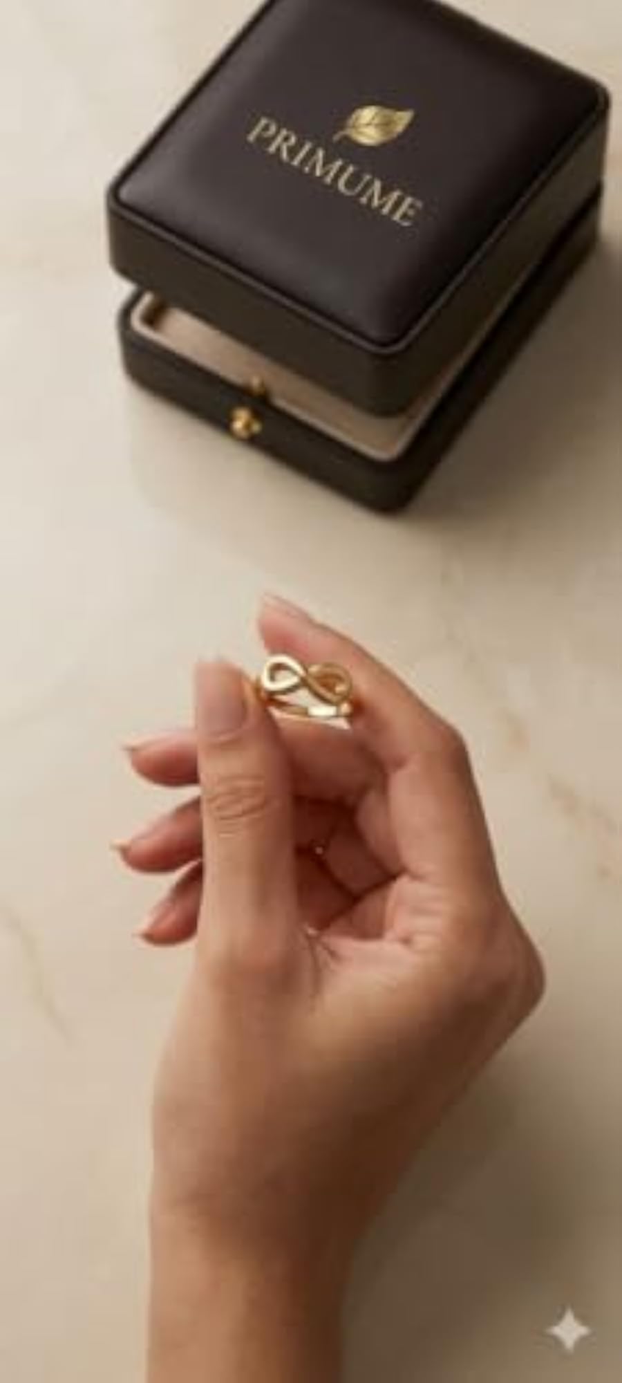 Women's Infinity Symbol Ring, Polished Finish, Statement Band