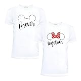 Matching Shirts for Couples His Her Couples Love Shirt Men's Women MM T-Shirts Set Husband Wife T-Shirt Outfits. 23 Women L/Men XXL White