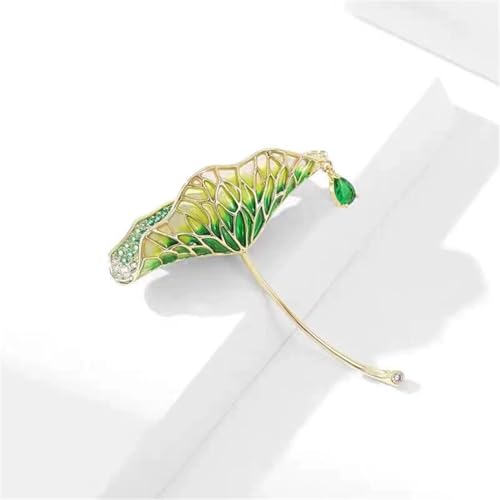 Broche lotus créative et épingle mignonne pour fête et anniversaire