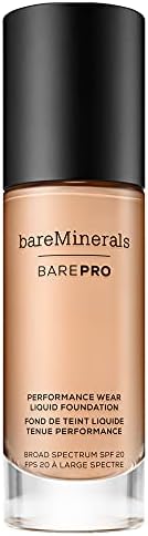 bareMinerals Barepro Performance Wear Liquid Foundation Spf 20-07 Warm Light For Women 1 Oz Foundation