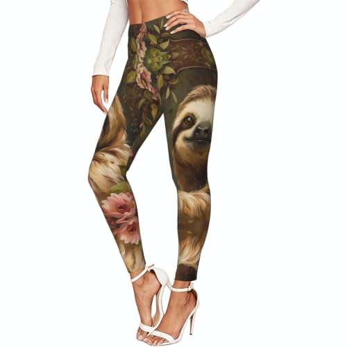Leggings de perezoso para mujer que evitan roces pantalones de entrenamiento cómodos