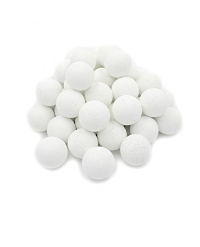 Lot de 50 balles de Baby-Foot BONZINI Blanches en liège