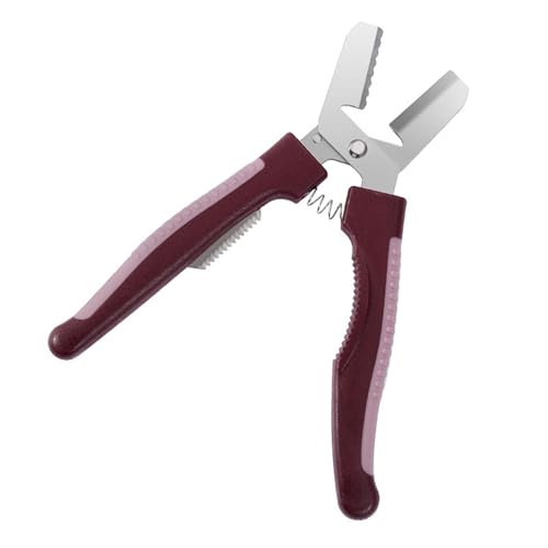 Gralara Kastanienschalen Öffner Walnuss Zange Maronizange Kastanie Schneider Maronen Messer, Premium Nussknacker mit ergonomischem Griff, Universal für alle Nüsse