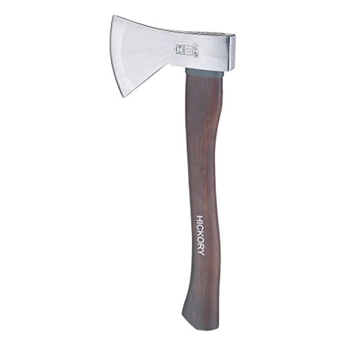 RUTHE Beil Hickory 1000 g | professioneel gereedschap voor tuin en bos | gesmeed gehard | DIN 5131B VPA/GS getest | ergonomische steel | GaLa-bouwkwaliteit | Made in Germany sinds 1857