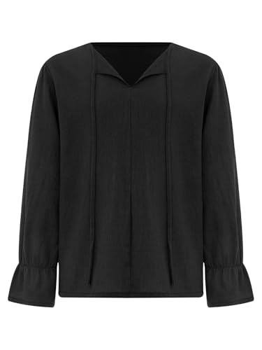 Boys Medieval Pirate Shirts Kids Renaissance Viking Warrior Knight Shirts Long Sleeve Casual Top