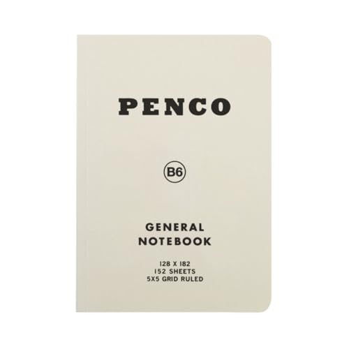 Cahier de notes Penco B6 quadrillé blanc High Tide CN159 premium - 2