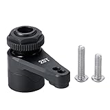 Alloy 25T Steering Servo Arm Horn for for 1/10th RC Axial RBX10 AXI03005 Crawler Car (Black)