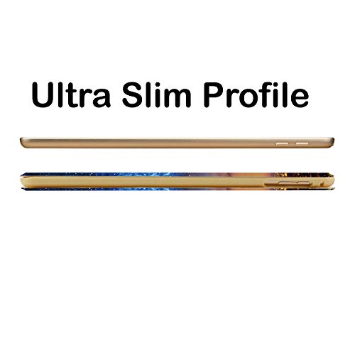 Image of DuraSafe Cases for iPad 2nd 2011 3rd 4th Gen 2012-9.7 [iPad 4 iPad 3 iPad 2 Old Model ] A1458 A1416 A1395 MC705HN /A MD328HN /A Ultra Slim Printed Smart PU Leather Flip Folio Book Cover - Paris Night