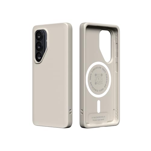 Coque MagSafe Galaxy S26 RHINOSHIELD SolidX protection antichoc beige coquillage