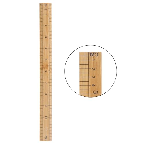 Règle en bois stable avec échelle claire pour tracé de précision - 2