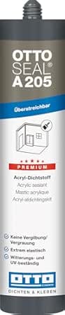 OTTOSEAL A 205 Premium Acryl-Dichtstoff 310 ml Kartusche C01 weiss ...