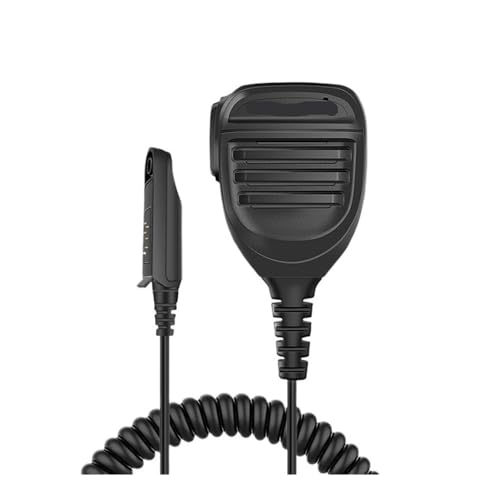 Fit For Baofeng }CN UV-68 Pro Max V2 gV[o[ PTT Xs[J[}CNɓK UV-9R UV S22 UV-98 BF 9700 GT 3WP A}`AɓK(1 PTT-Mic-Black)