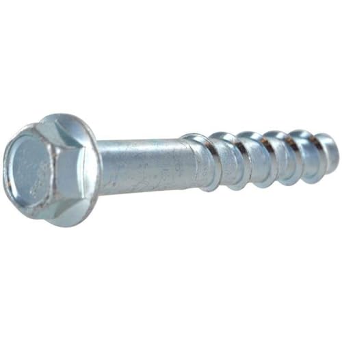 0.5 in. Dia. x 2.5 in. Screw-Bolt Plus Steel Concrete Screw Anchor Pack of 10