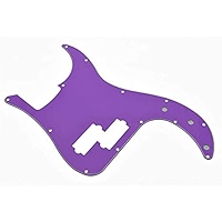 Battipenna Per Basso Fender Precision USA/Messicano | 13 Fori | Nero 3 Strati | Plastica Acrilica - Foto 11