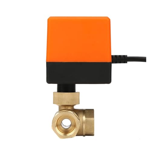 Válvula de bola roscada eléctrica DN25 de 3 cables para control de agua y fluidos 5