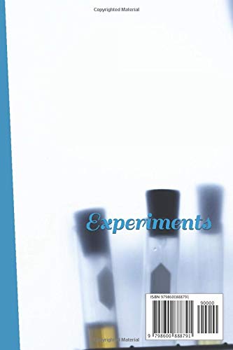 Experiments Notebook 6x9 110 page: Experimentsnotebook - Image 2