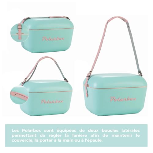 Glacière 12L Polarbox le style rétro pop pour vos journées plage