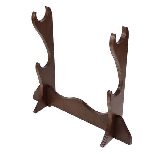 GALPADA Bamboo Flute Display Stand Desktop Flute Holder Stand Multi-layer Woodwind Instrument Holder