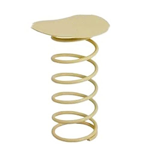 Petite table basse de salon et meuble d'appoint extérieur jaune clair - 2