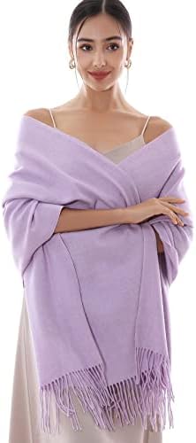 RIIQIICHY Ladies Scarves Pashmina Shawls and Wraps for Women Wedding Scarfs for Women Winter