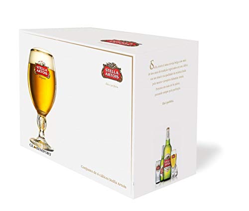 Kit Taça Stella -Taças Stella Artois Pack com 6 Unidades