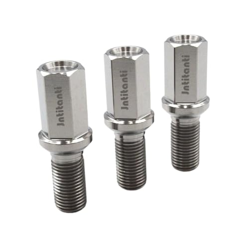 Tornillos M14x1.5 Jntitanti de titanio GR5 con cabeza larga para alta competición