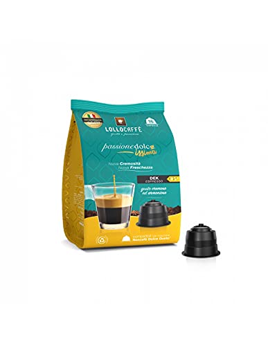  Lollo Caffè Miscela Dec- 96 capsule (6 confezioni da 16) - Compatibili con le Macchine Nescafè* Dolce Gusto*