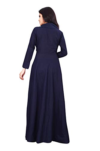 Image of Leriya Fashion Women's Cotton Bustier Maxi Dress