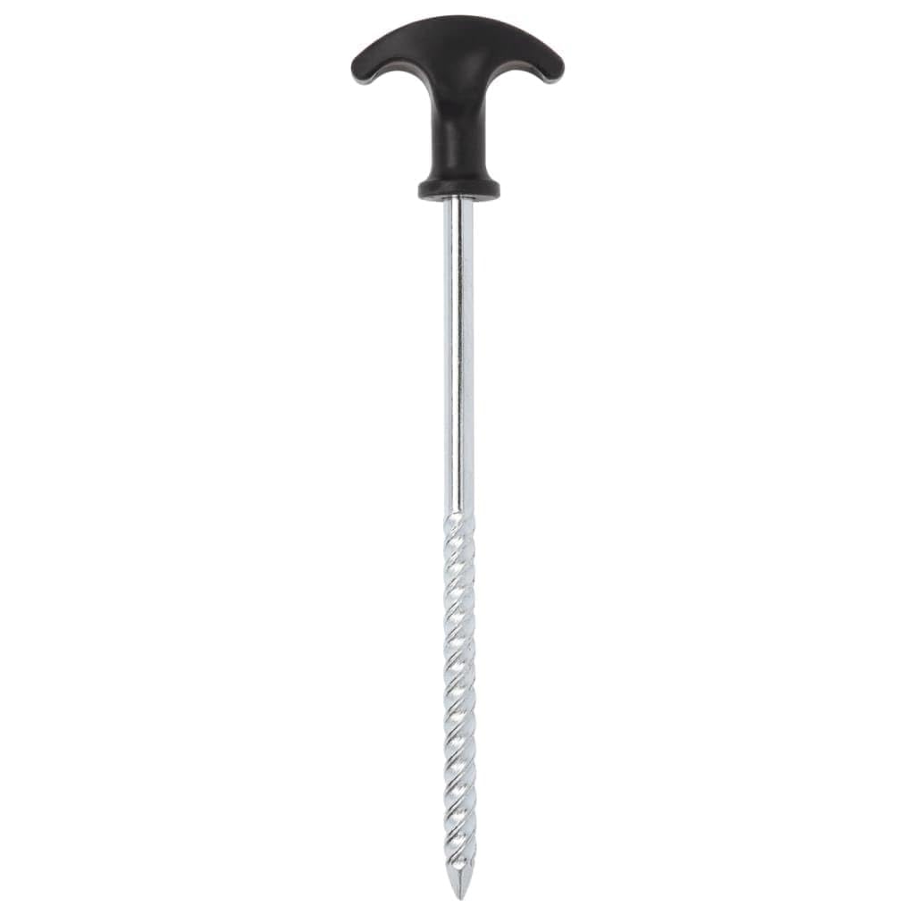 Zeltheringe STK Ø verzinkter Stahl robust für Camping Outdoor Festival Trekking mit T-Form Kopf und starker Bodenhaftung zur sicheren Befestigung von Zelt und Plane