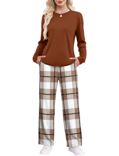 Sampeel Womens Fall Outfits Fashion Clothing Winter Clothes Two Piece Sets — view 3