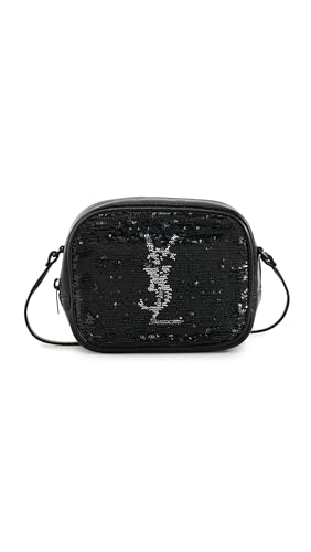 WHAT GOES AROUND COMES AROUND Women's Pre-Loved YSL Black Patent Blogger Bag, Black, One Size