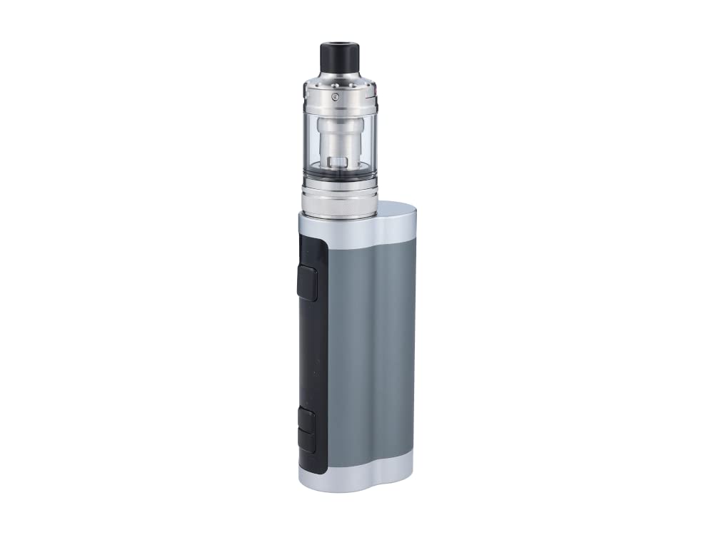 Aspire Zelos X E Zigarette | bis 80 Watt Ausgangsleistung | Verschiedene Dampfmodi | 3 ml Tankvolumen | Zwei Verdampferköpfe enthalten | Farbe: Gunmetal