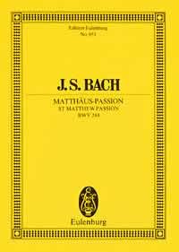 St. Matthew Passion, BWV 244