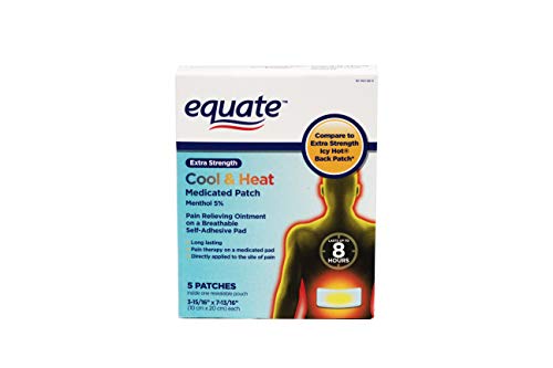 Equate - Menthol Patch 5 %, Extra Strength, 5 Patches (Compare to Icy Hot)