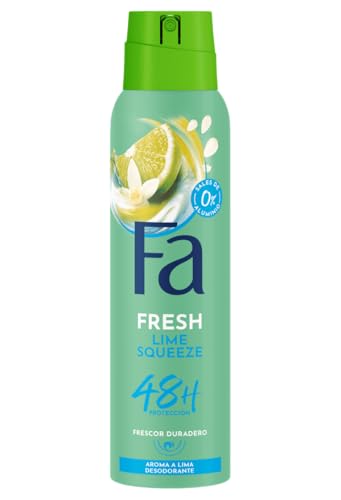 Fa, Desodorante Spray Limones del Caribe, 150 ml