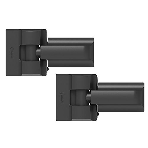Boerboel Gate Solutions Boerboel Modern Kit 73014301 Black(2 Pack) Heavy-Duty Wrap Hinge