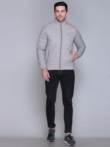 Image of RARE TIMES Men Puffer Jacket | Padded Jacket | Quilted Jacket | Trendy Winter Full Sleeve with Zipper Pocket Jacket (Pack of 1)