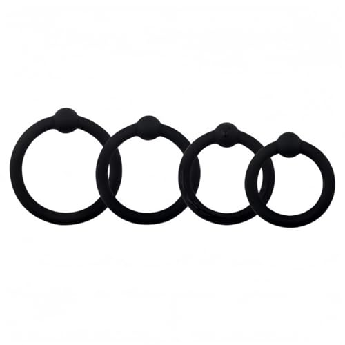 2026 Newly 4Pcs Rings Male Silicone Toys for Couples for Men for Games Erection Longer Harder...