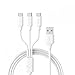 Produktbild Multi USB Ladekabel 1.1M 3 in 1 Mehrfach Ladegerät Kabel Micro USB Typ C Ladegerät Kabel Tragbares Drei in Eins Smartphone Ladekabel Micro USB Typ C Ladekabel MuSheng