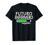 Hombre Futuro Enfermero Cargando Español Futuro Enfermero Masculino Camiseta
