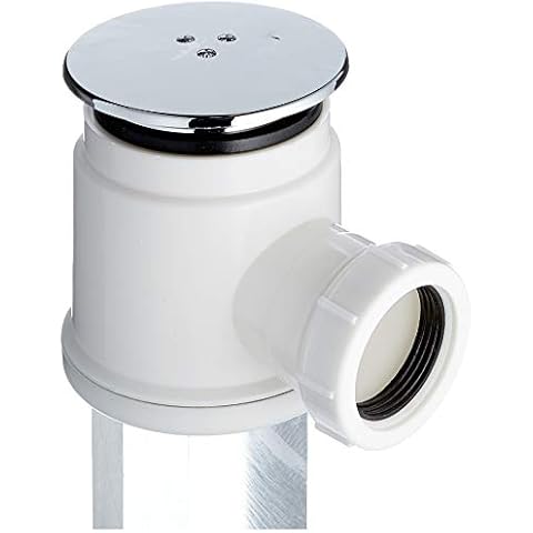 Chrome 50mm Hi-Flow Shower Waste Enables Water to Flow from The Shower Tray at a Rate of 25 litres per Minute WAB Cover