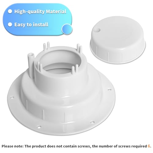 Luxlead CAP002 Rv Plumbing Vent Caps - Camper Vent Cap Replacement For Rv Trailer Camper Motorhome, Rv Roof Sewer Vent Cover Caps Kit thumb #2
